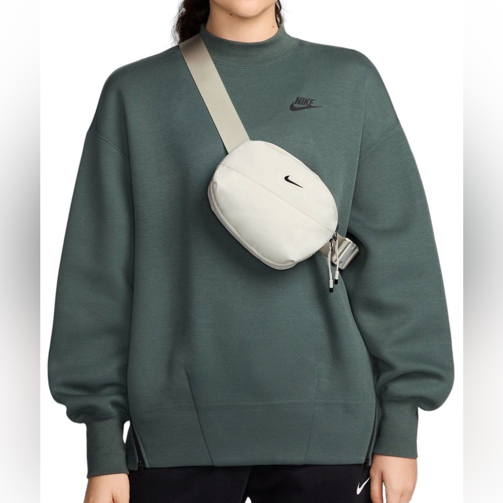 Nike crossbody bag light bone/black